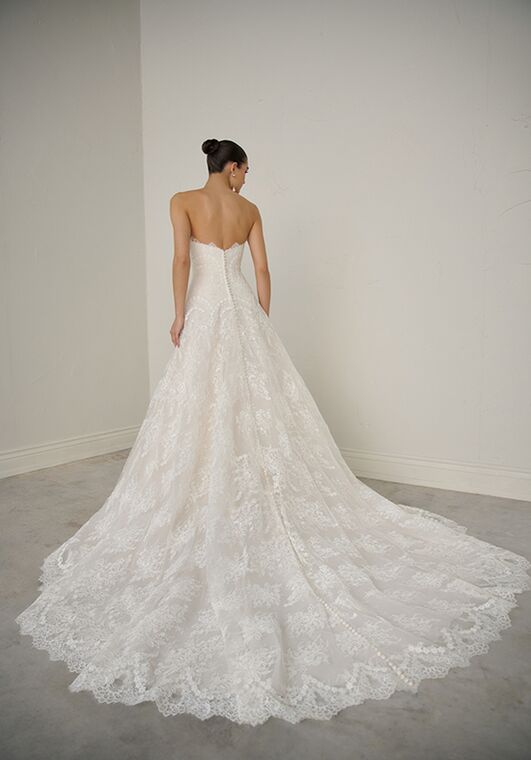 Justin Alexander Signature Tessera A-Line Wedding Dress - 3