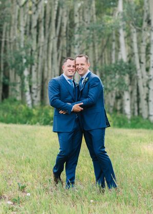 Couple at Wedding at Beaver Creek Resort in Avon, Colorado