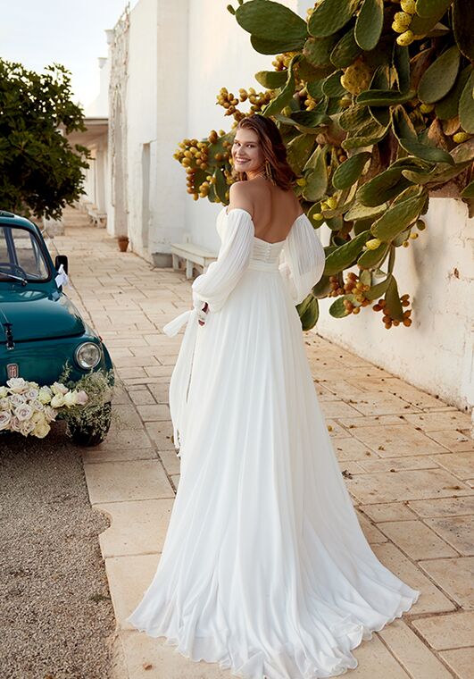 Lillian West 66382 A-Line Wedding Dress - 3