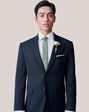 Birdy Grey Suits Taylor Suit Jacket in Navy Blue Tuxedo - thumbnail - 3