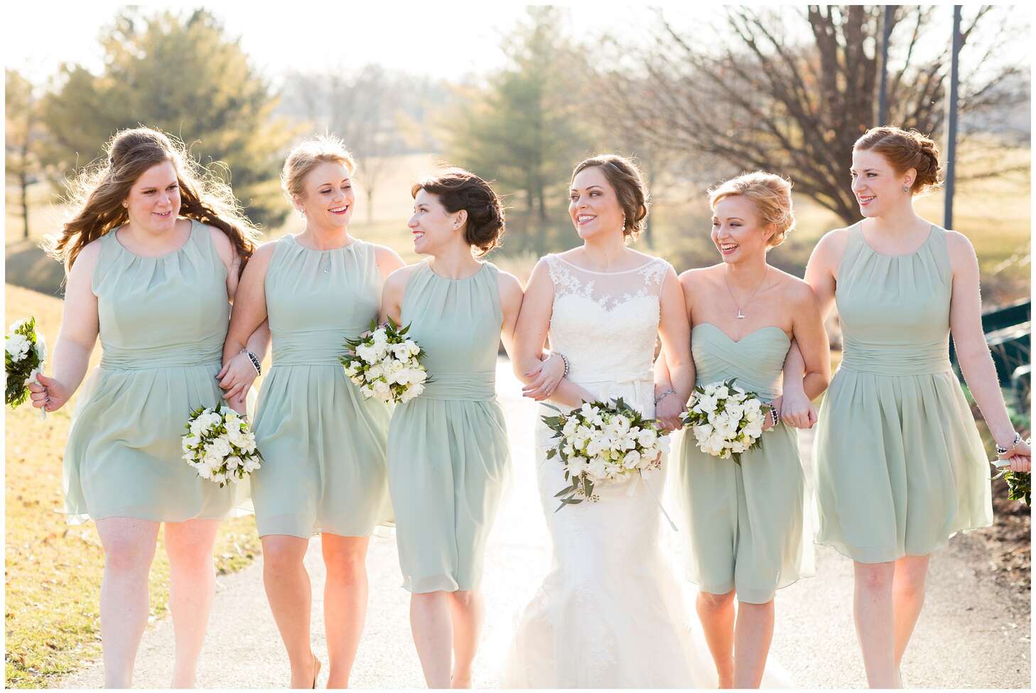 Sage Green Sorella Vita Bridesmaid Dresses