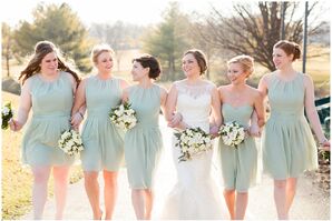 Sage Green Sorella Vita Bridesmaid Dresses