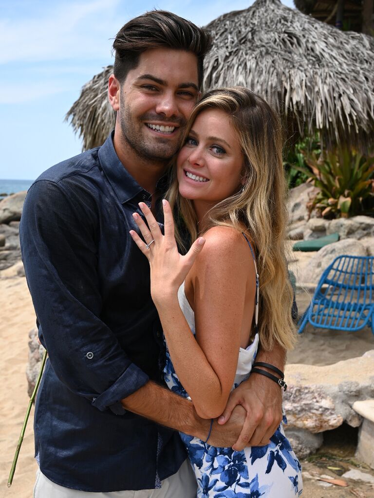 Dylan Barbour and Hannah Godwin engagement ring