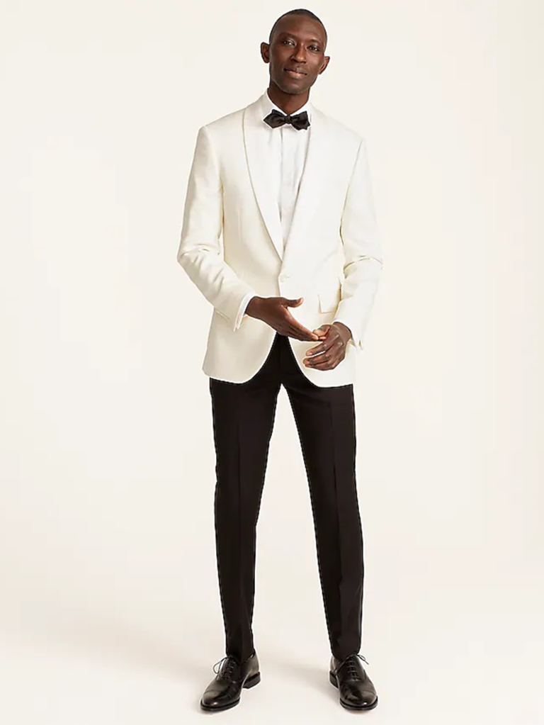 22 White Wedding Tuxedos That Are Undeniably Cool