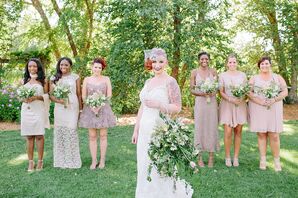Neutral Bridesmaid Dresses