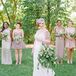 Jens first priority was for her bridesmaids to feel comfortable, so with a little guidance from Jen, each bridesmaid picked her own dress and Vanya Designs added some custom beading to bring them all together with some extra glitz.