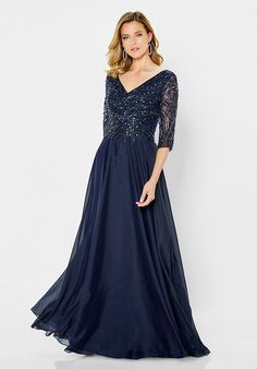 Montage by Mon Cheri 116950 Blue Mother Of The Bride Dress