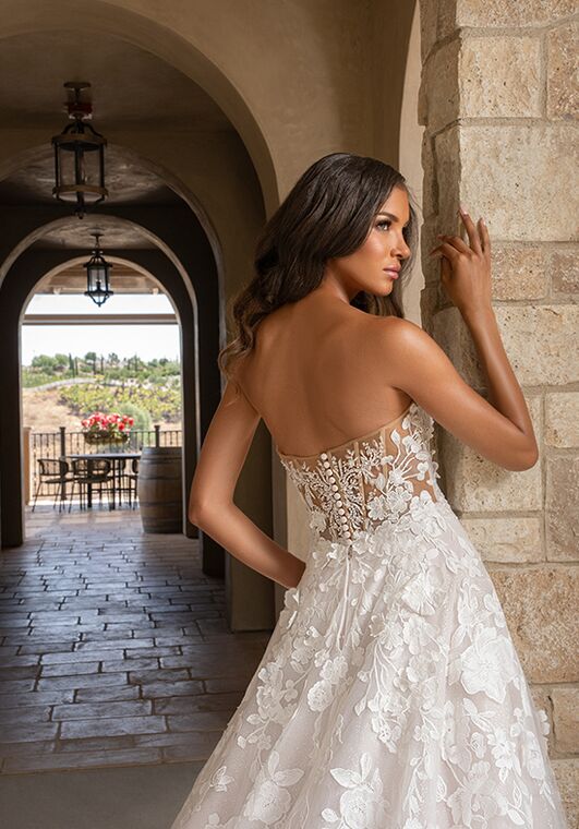 KITTY CHEN KACEY, H2522 A-Line Wedding Dress - 2