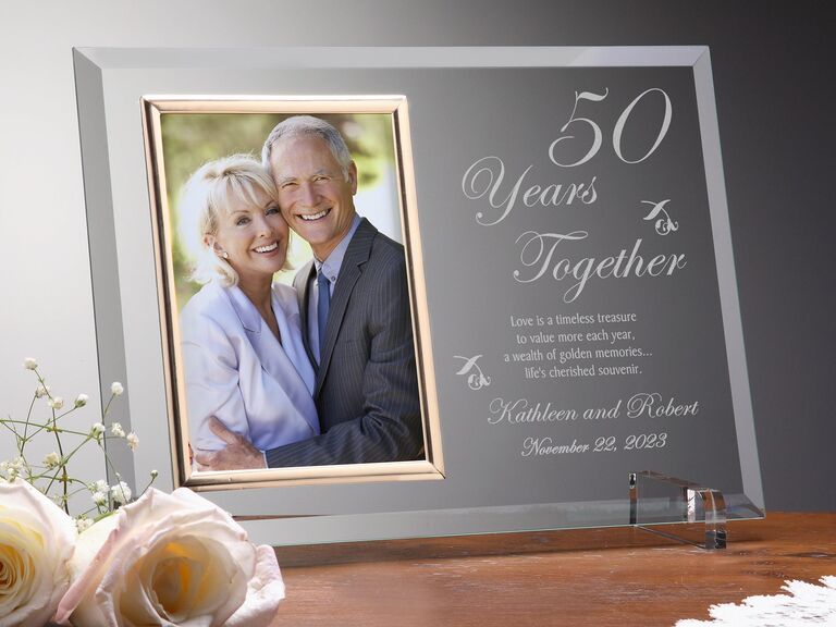 Customized photo frame from Personalization Mall