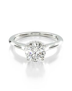 James Allen Round Cut Engagement Ring