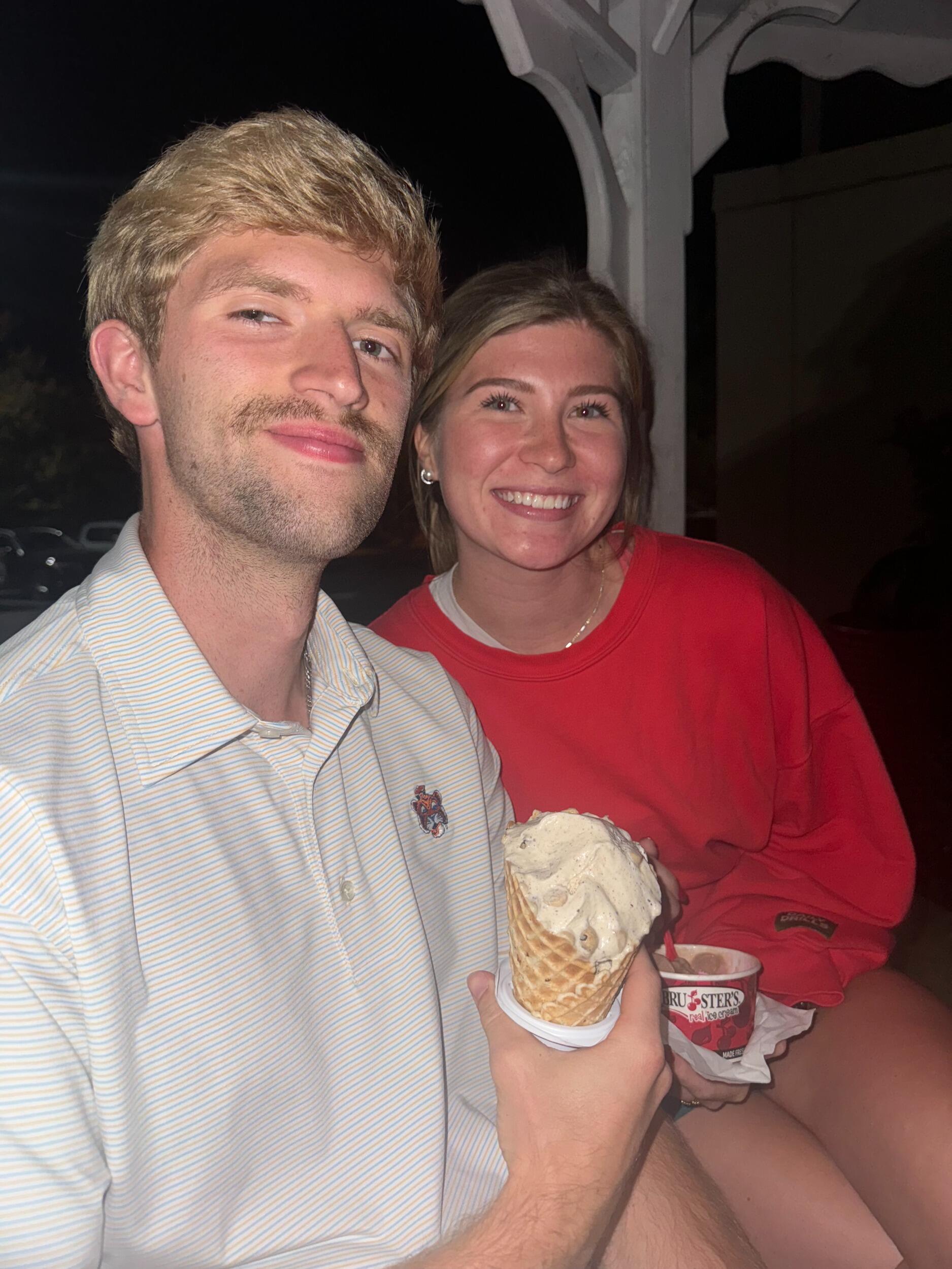 Ice cream is our favorite! Only makes sense that most nights end like this! 
