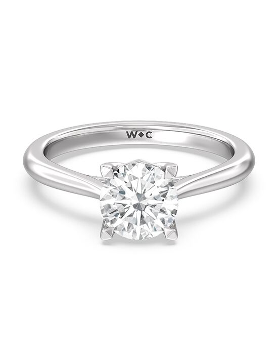 With Clarity Classic Cushion, Emerald, Heart, Radiant, Round, Oval Cut Engagement Ring - 1