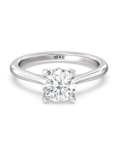 With Clarity Classic Cushion, Emerald, Heart, Radiant, Round, Oval Cut Engagement Ring