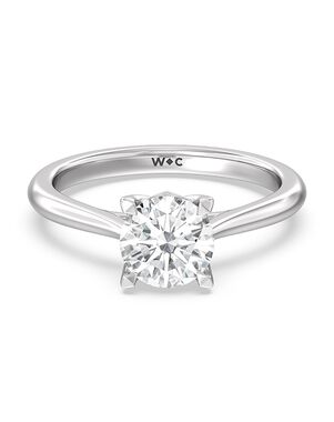 With Clarity Classic Cushion, Emerald, Heart, Radiant, Round, Oval Cut Engagement Ring