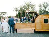 Wedding bar at reception