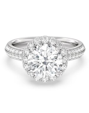 With Clarity Marquise, Round, Oval Cut Engagement Ring