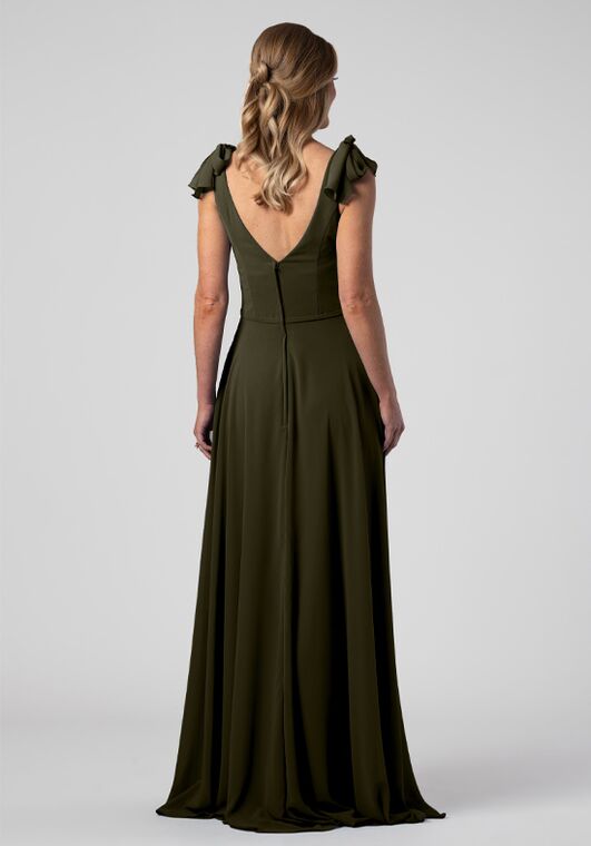 Kennedy Blue Leah V-Neck and Plunge Bridesmaid Dress - 2