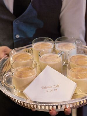 Eggnog to Welcome Ceremony Guests