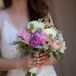 Pink Peony Bouquet With Dusty Miller