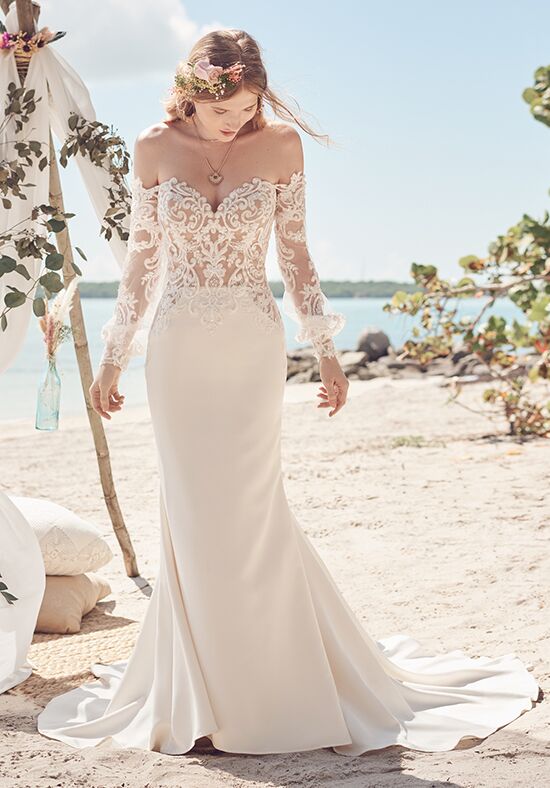 Rebecca Ingram BEVERLY Sheath Wedding Dress - 1