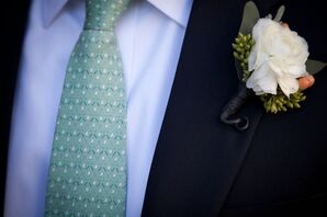 Golf Club Printed Groom's Tie