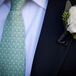 Golf Club Printed Groom's Tie
