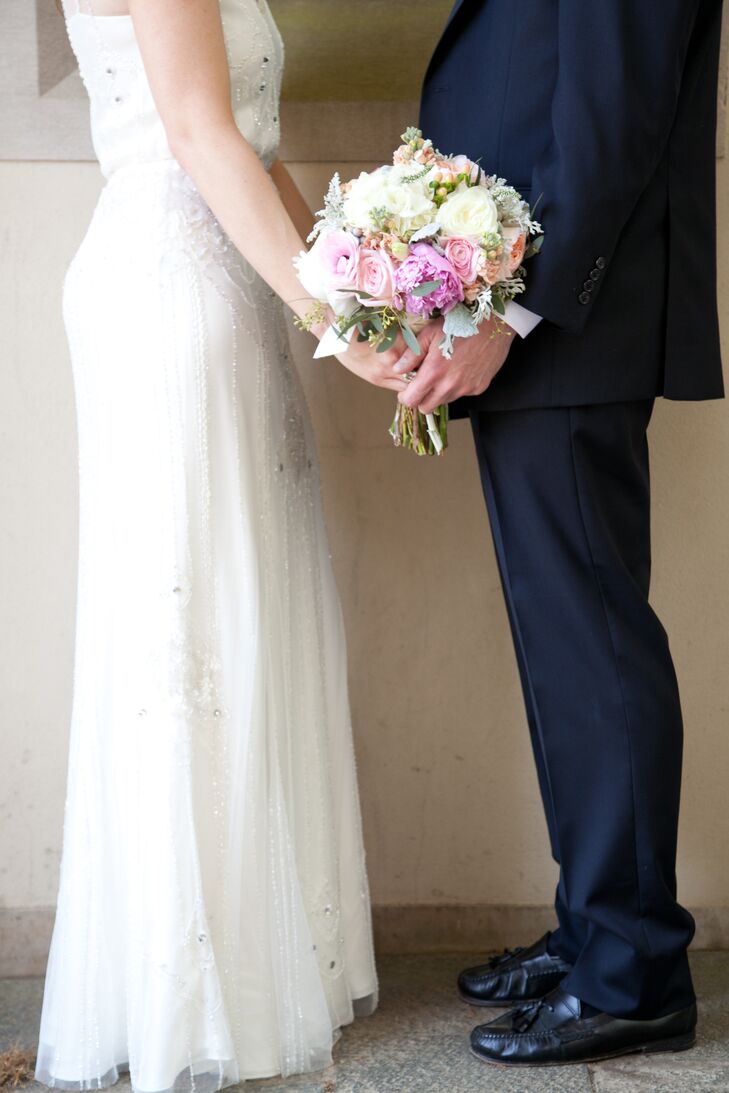 Embellished Jenny Packham Wedding Dress
