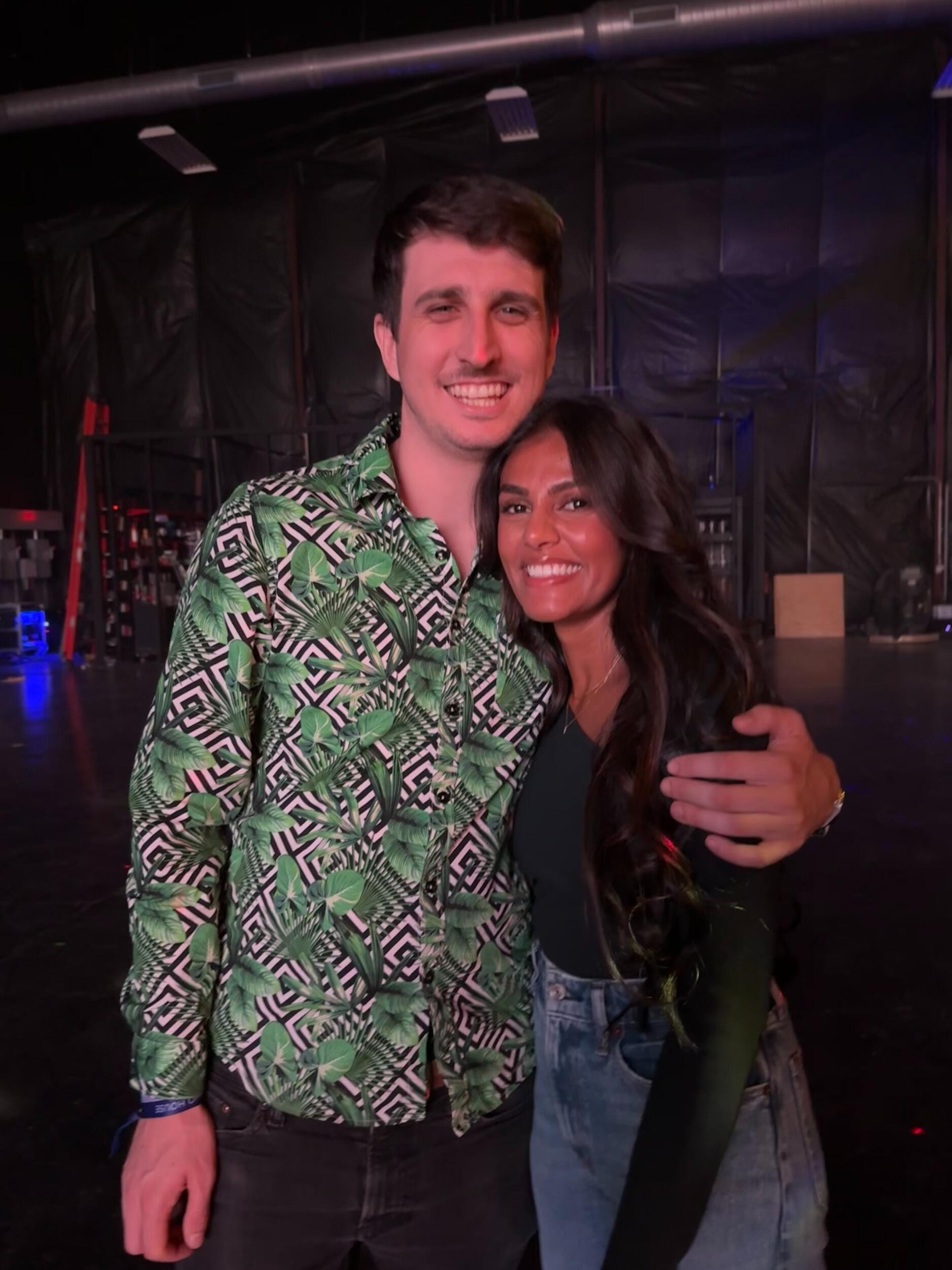 Our first event as boyfriend and girlfriend, karaoke at Stray Vista!