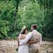 Vintage-Inspired Polka-Dot Wedding Dress