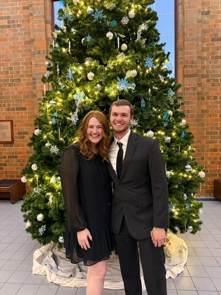 First formal date - Malone Christmas Dinner.