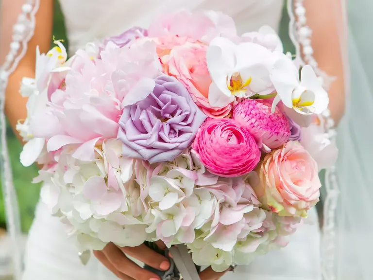Spring-Inspired Wedding Bouquet
