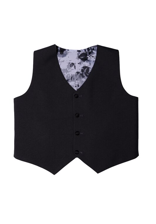 Little Tuxedos "Prodigy" Kids Dark Charcoal Tuxedo (5-Piece Set) Flower Girl Dress and Ring Bearer Outfit - 2