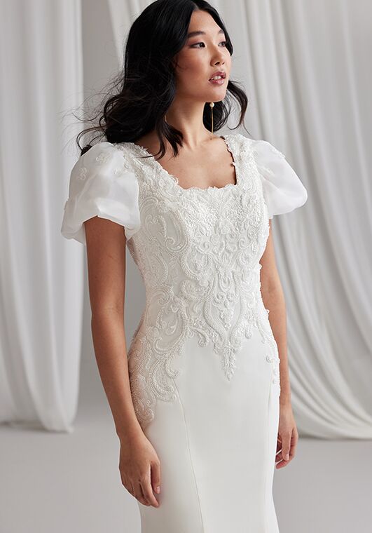 Maggie Sottero QUINCY Sheath Wedding Dress - 2