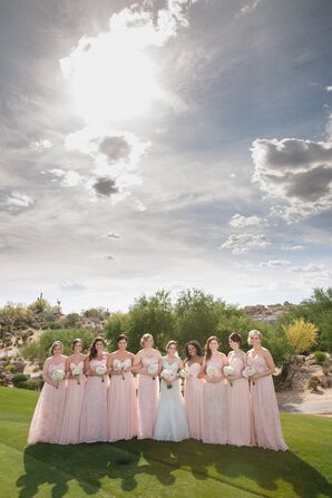 Natural Pink Bridesmaid Dresses
