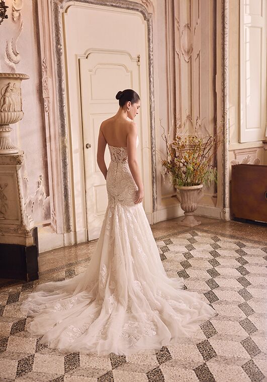 Justin Alexander Lorenna Fit-and-Flare Wedding Dress - 2