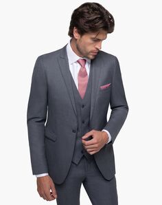 Generation Tux Iron Gray Peak Lapel Suit Gray Tuxedo