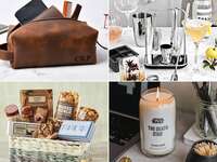 Collage of brother of the bride gifts