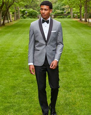 BLACKTIE ARLO Grey Wedding Tuxedo Grey Tuxedo