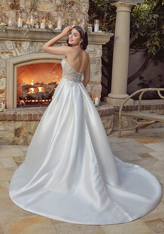 Casablanca Bridal Style 2442 Sabrina Ball Gown Wedding Dress - 2