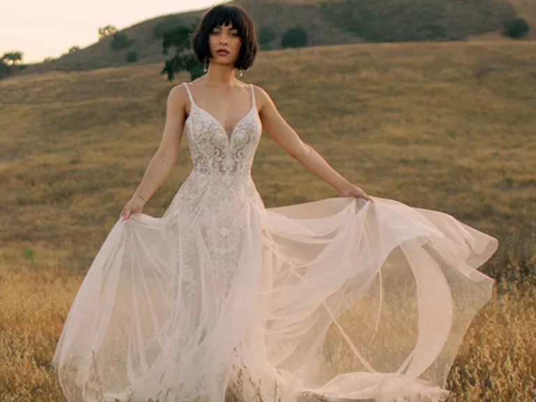 22 Garden Wedding Dresses for a Whimsical Bridal Look