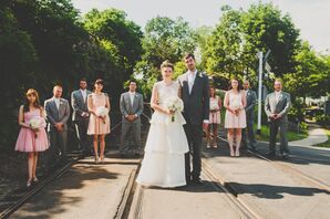 Gray Suit With Ivory Tie