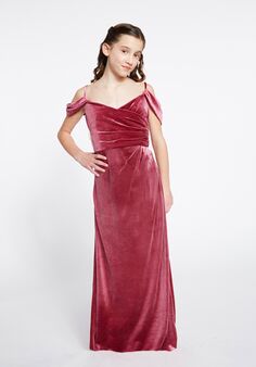 Bari Jay Flower Girls 2122-JR Pink Flower Girl Dress and Ring Bearer Outfit