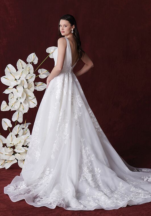 Justin Alexander Hattie A-Line Wedding Dress - 2