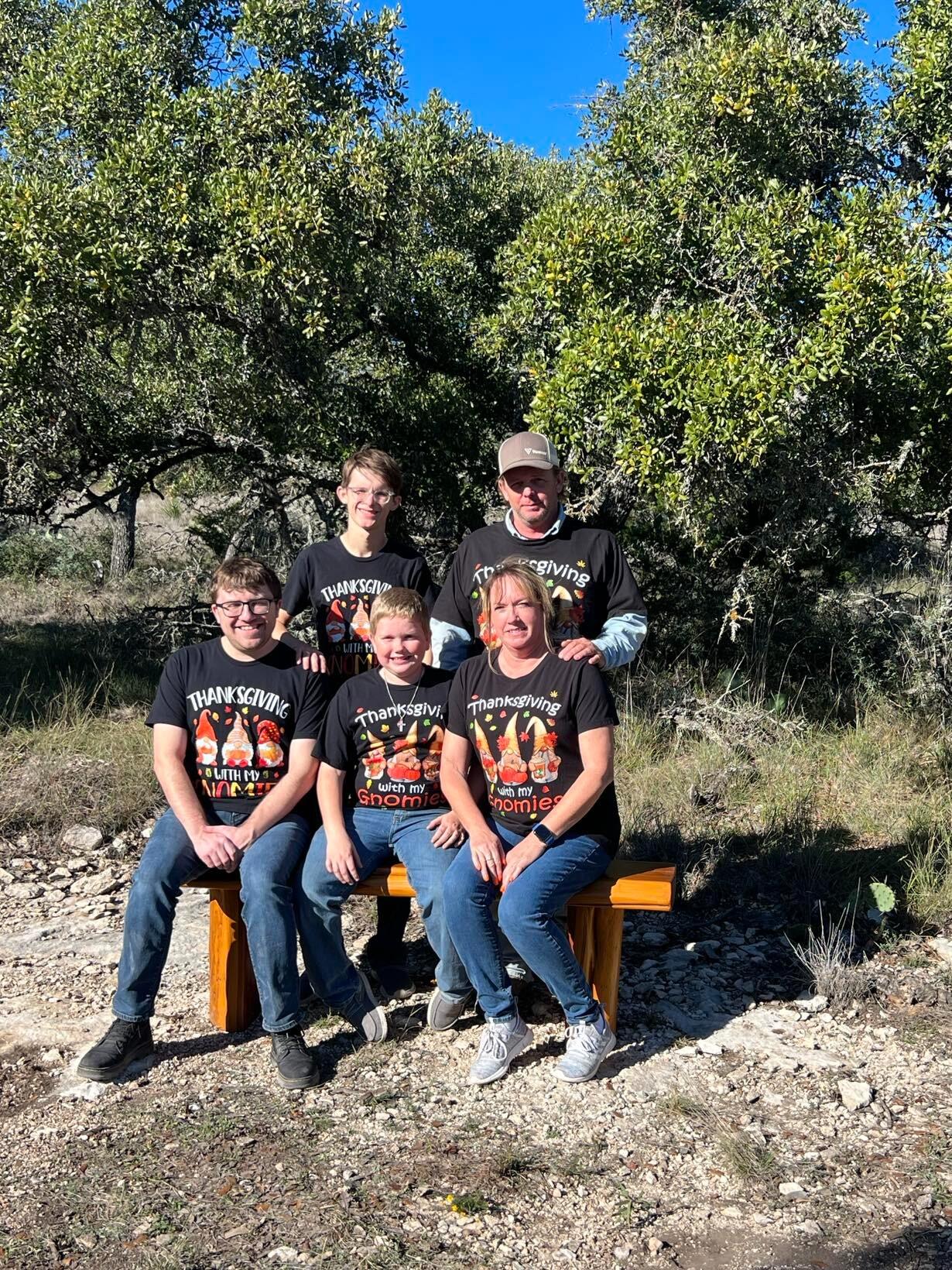 For that thanksgiving, Anthony flew down to Texas to spend time meeting Dillon's side of the family. There he got to see the rolling hills of the Texas hill country while spending time eating real BBQ.