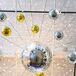 Disco Balls at Wedding at 701 Whaley in Columbia, South Carolina