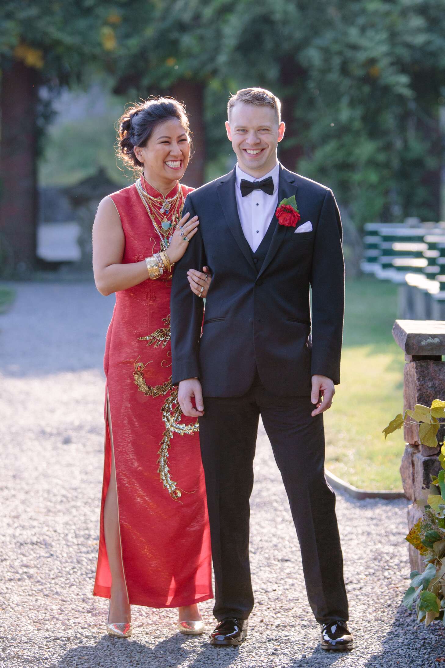 Traditional Red Wedding Dress