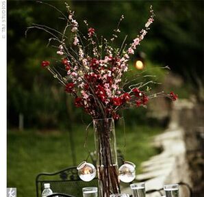 Cherry Blossom Centerpieces
