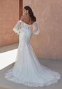 Adore by Justin Alexander Amberly Fit-and-Flare Wedding Dress - thumbnail - 2