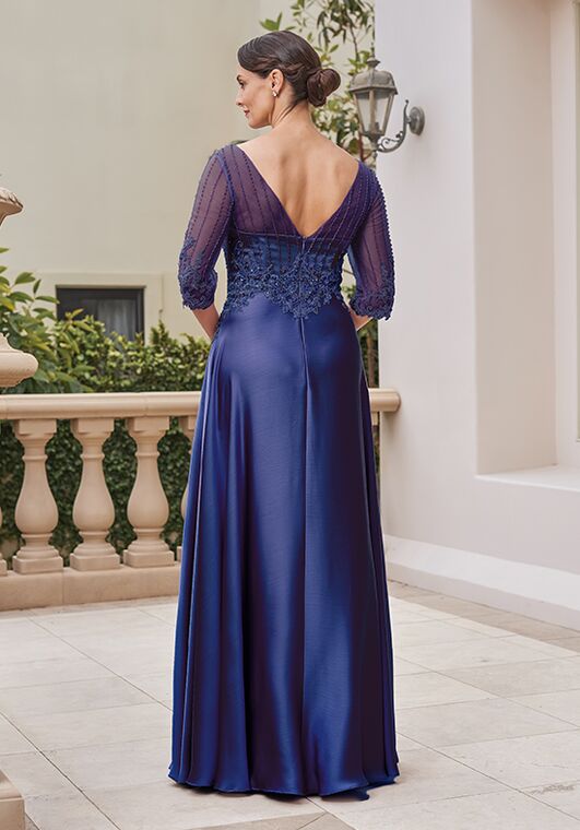 Jade Couture Mother of the Bride by Jasmine K248016 Blue Mother Of The Bride Dress - 2