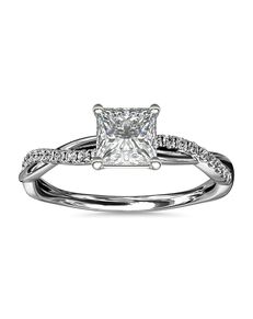 Blue Nile Princess Cut Engagement Ring